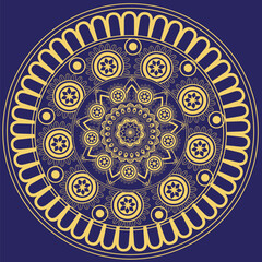 This is simple and vector Mandala design background and it is editable. 
