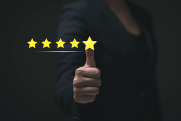 The after-service rating concept to assess the satisfaction of those receiving services.