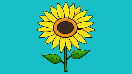 Sunflower Vector Art Illustrations for Your Designs