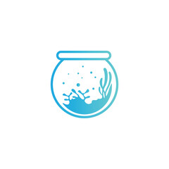 Aquarium Icon Logo