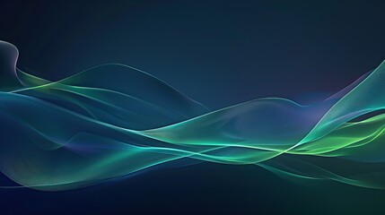 The gentle wave of colors in gradient harmony