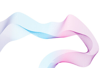 Wave lines abstract. Abstract wavy stripes on a white background isolated. Creative line art. Design elements line art. Curved smooth tape