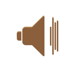 Megaphone. Loudspeaker, speaker, bullhorn alert. Vector illustration in flat style. Advertising and business promotion symbol