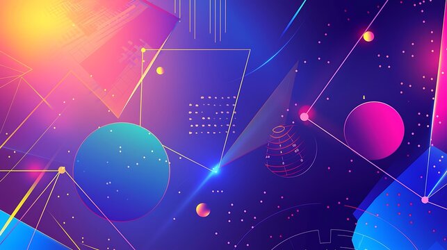 mathematical figures and tones design background