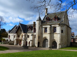 Fototapeta na wymiar Ancien château français