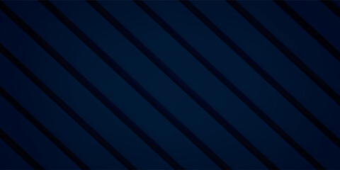 Modern simple dark navy blue background with layers of overlapping triangles. Blue abstract background with empty space for text. Modern elements for  banner.