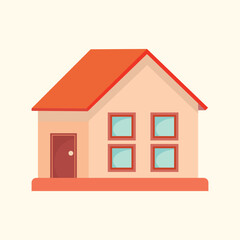 Vector house and illustration abstract design