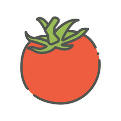 tomato icon design vector template