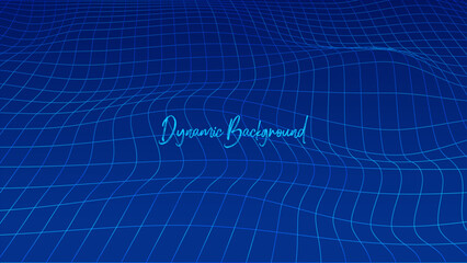 Dynamic Wave line background