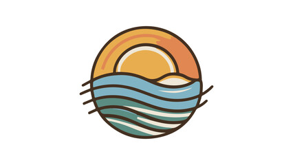 Sunset Shades: Emblematic Logo Design