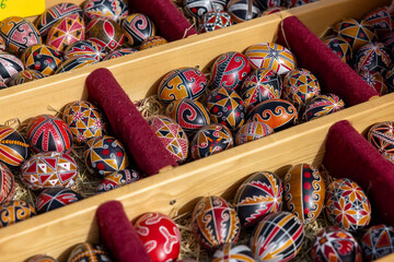 Traditional Bautzner Easter Eggs Decoration
