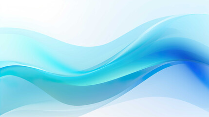 Blue wave swirls  Bright colored gradient waves background    , Generate AI