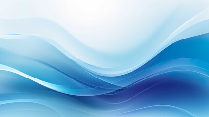 Blue wave swirls  Bright colored gradient waves background    , Generate AI - obrazy, fototapety, plakaty