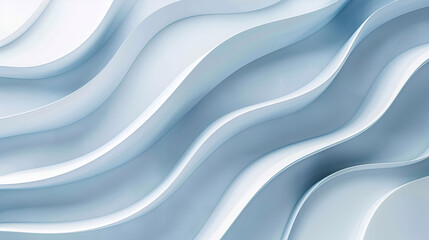 Obraz na płótnie Canvas Abstract background with wavy lines ,Minimal abstract shades of blue smooth gradients simple shapes contemporary art background
