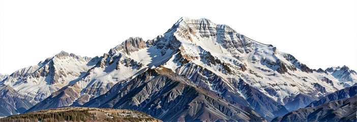 Obraz premium The mountain is isolated