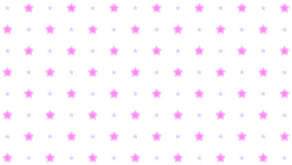 Abstract geometric pattern background with pink and blue stars  white background texture