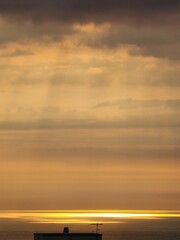 Sunset over Lake Michigan