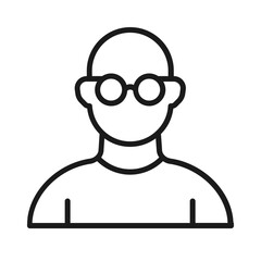 man with glasses