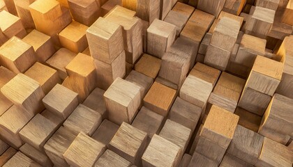 wood cube stack background wooden cubes or blocks randomly shifted the surface background texture