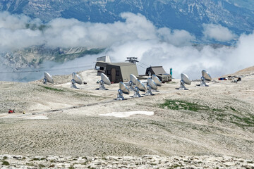 Radiotélescopes du plateau de Bure - Massif du Dévoluy