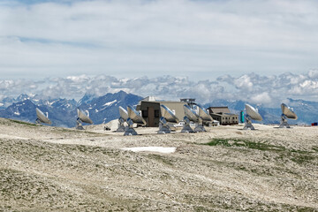 Radiotélescopes du plateau de Bure - Massif du Dévoluy