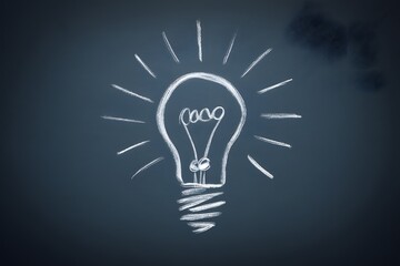 Light bulb moment innovative idea sparks creative breakthroughs