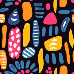 Abstract seamless pattern in modern style - 772448713