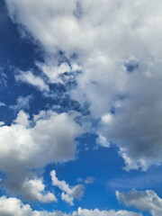 Beautiful Sky with Dramatical Clouds over Birmingham City of England United Kingdom, March 30th, 2024