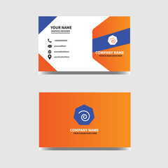 Modern creative business card and name card, simple clean template vector design,  simple minimal Business Card layout design.