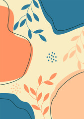 
vector abstract background pastel hand drawn liquid waves modern and trendy design banner, poster,backdrop , flayer