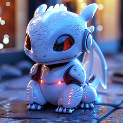 Cute Little Cyber-Dragon 