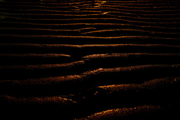 Abstract background, Sand during golden hour. 