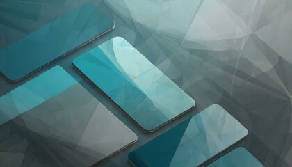 abstract blue background. mobile phone concept
