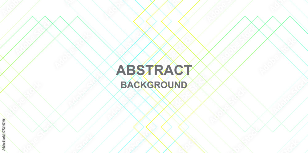 Aufkleber Abstract colorful technology background. Modern business  template design with geometric squares in bright light. Blueprint background with architecture and technology bright lines.