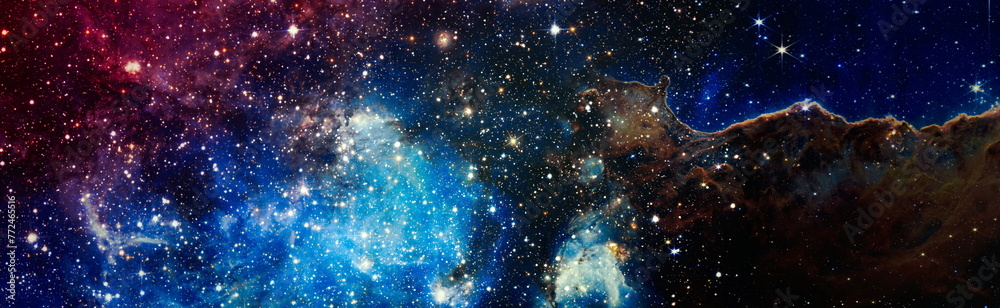 Wall mural high quality space background. elements of this image furnished by nasa.
