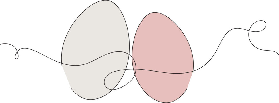 recommend clip art: easter egg line art style vector eps 10