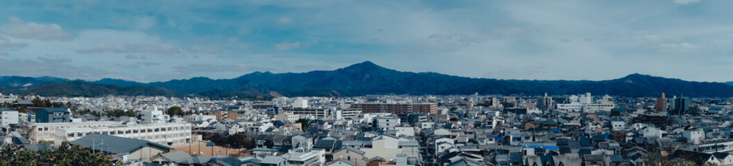 Panorama view North Kyoto 