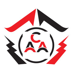 Fototapeta premium CAA, CAA letter, CAA Initials, CAA circle, CAA Flat, CAA business, CAA brand, CAA Luxury, CAA Brand, CAA Abstract, CAA Corporate, CAA Identity, CAA round, CAA simple, CAA element, CAA circle,