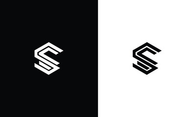 SS Logo. SS Letter Icon Design Vector Illustration.
