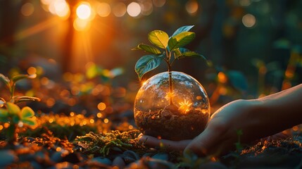 A crystal-clear future: Promote transparency in environmental practices to build trust and foster a sustainable future for all.