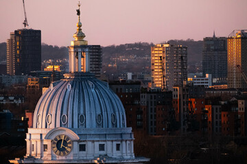 St. Paul's Cathedral at Sunset - obrazy, fototapety, plakaty