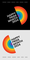 Design for happy pride month - 772477576