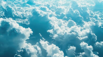 Aerial view of clouds, suitable for travel concept
