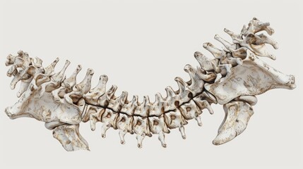 Detailed close up of a horse skeleton. Suitable for educational materials - obrazy, fototapety, plakaty