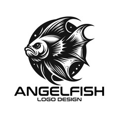 Angelfish Vector Logo Design