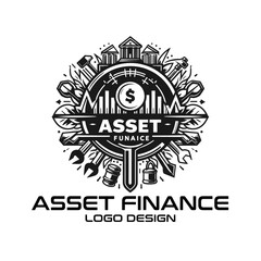 Asset Finance Vector Logo Design