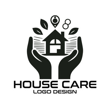 House Care Vector Logo Design