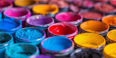 Variation of powder coatings