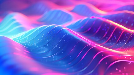 Pastel color illuminated dynamic sheets wallpaper. Abstract business background - obrazy, fototapety, plakaty