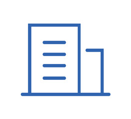 China Aerospace blue outline icon pack